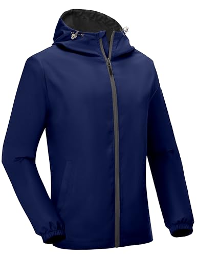 Image of Little Donkey Andy Men's Lightweight Breathable Windbreaker Golf Jacket UPF50+ Windproof Outdoor Running Coat
