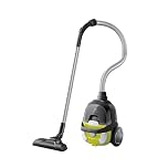 Electrolux CompactGo Z1231 - Bagless Canister Vacuum Cleaner, 0.9L deposit capacity, HEPA filter, comes with 4 accessories, green and black colour