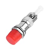 QIANRENON ST Mâle à FC Femelle Simplex connecteur Adaptateur SM 9/125μm ST/UPC à FC/UPC Hy...