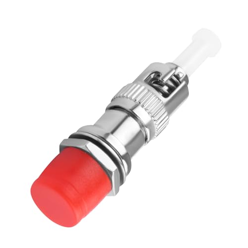 QIANRENON - QIANRENON ST Mâle à FC Femelle Simplex connecteur Adaptateur SM 9/125μm ST/UPC à FC/UPC Hybride Fibre Optique Coupleur Prise, pour Power Meter Optique Rouge Lumière Stylo Optic Cord Pigtail