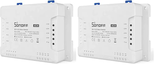 Sonoff Smart Switch SONOFF 4CHR3 en paquete de 2 interruptores inteligentes