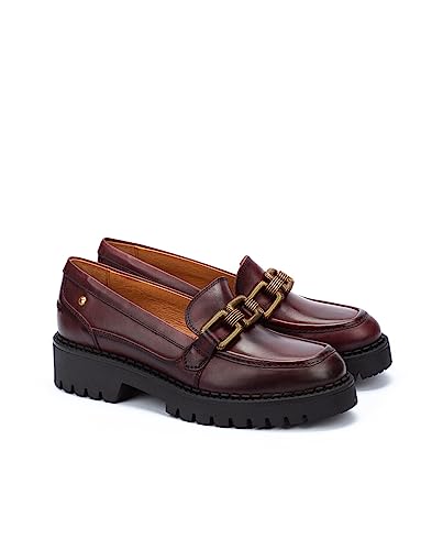 Image of PIKOLINOS Aldaya W6P3742 Women's Loafers - Premium Calfskin Leather Slip-On - Lightweight Comfort, Removable Insole, Medium & Wide Width Ergonomic Everyday Support