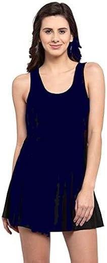 RZLECORT Swimming Suit for Women One Piece for Women Knee Length Swimming Costume Stretchable Swimwear Ladies Swimsuit Fle...