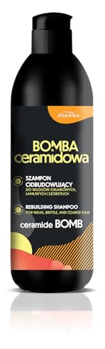 JOANNA Ceramid Bombe Après-shampooing réparateur concentré 500 g – Soin intensif pour cheveux affaiblis et cassants