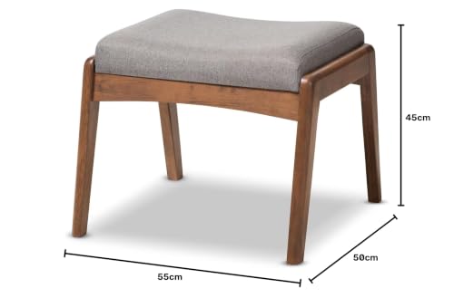 Image of Stool /Seat /Ottoman /Bench in Solid Sheesham Wood Stool with Cushion | Sitting Chair with Handle (Teak, Type-1)