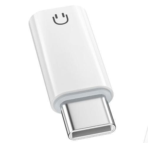 USB C to 3.5mm Audio Jack Adapter Type C to 3.5mm Headphone Jack USB C to Aux Adapter for iPhone 15 16 Pro Max Galaxy S23 S22 S21 S20 Pixel 8 9 iPad Mackbook (A)