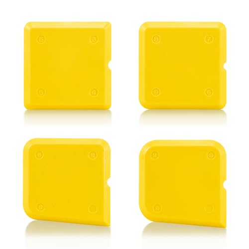 Goopreen 4 Pieces Silicone Caulking Tool Kit Sealant Caulk Finishing Tool for Washroom Kitchen Bathroom Caulk Sealant Sealing