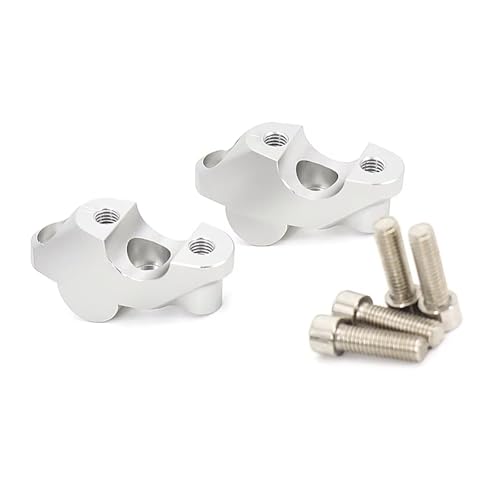 Guidon Riser CB400X Confort Posture Pince Réhaussement Argent