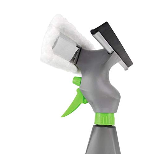 Rodo Esfregão Limpa Vidros Spray Limpeza 3 em 1 Com Borrifador