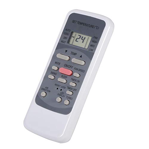 Universal Air Conditioner Remote Controller, Air Conditioner Remote Control Replacement Fit for R51M/E, Compatible with for R51 Series R51/E R51/CE R51M/CE R51D/E R51M/BGE R51M/BGE Air Conditioner