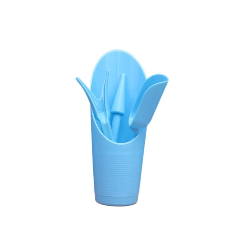 Set de 4 piezas herramientas plásticas para jardinería miniatura 2