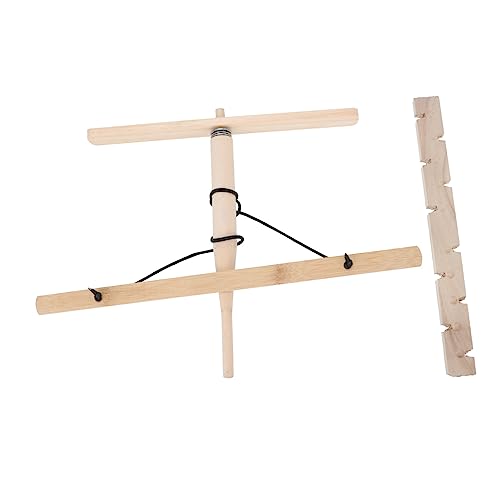 HOLIDYOYO Portable Fire Outdoor Friction Drill Tool for Training Compact Wood Material for Parent Activities Easy to Use