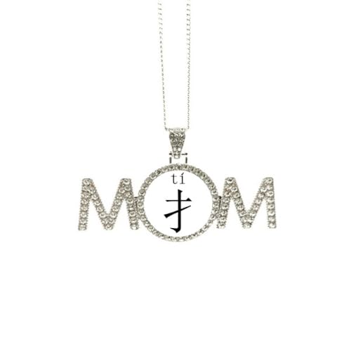 Collier anniversaire maman pendentif au symbole chinois d'amour
