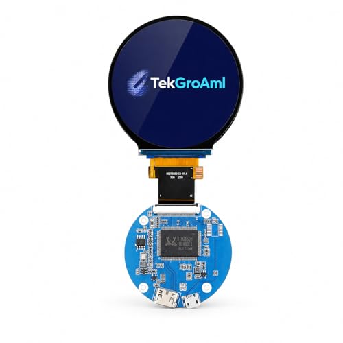 Image of TekGroAml 2.8 inch Mini IPS PC Case LCD Round Display,480x480 330 nits | Circular Screen & mini HDMI Control Board