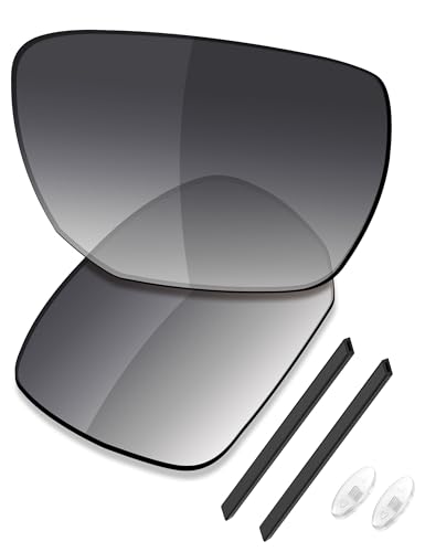 Image of SAUCER Premium Replacement Lenses & Rubber Kits for Oakley Ejector OO4142 | UV400 Protection, Anti-Scratch, Precise Fit