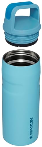 Image of Stanley IceFlow Cap and Carry Water Bottle | Wide Mouth Twist Lid | Lightweight & Leakproof for Travel & Sports | Insulated Stainless Steel | BPA-Free
