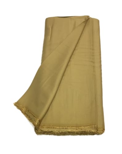 Image of BKRKJ Women's Rayon Cotton Unstitched Fabric by Meter for Sewing Suit Salwar Chudidar Patiyala Kurti Shirt Kameez Blouse Kurta Pyjama (3 Meter, Beige)