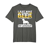 Voglio solo bere birra e giocare con il mio amstaff.