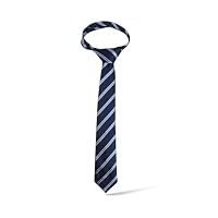 Jecdfs Verstellbare Vorgebundene Kinderkrawatte Gestreift für Jungen und Mädchen, Elegante Krawatte Kinder Jungen mit Clip, Seideneffekt, für Hochzeiten, Schuluniformen und Geburtstage, Komfortabel