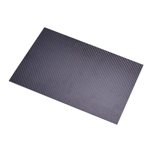 Plaque en fibre de carbone 1mm panneau composite rigide pour revêtement de protection 200x300mm