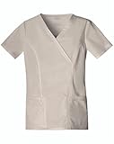 Cherokee  Women's Workwear Scrubs Core Stretch Mock-Wrap Top