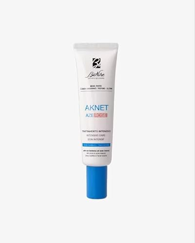 BioNike - Aknet Azerose, Crema Gel Leggera a Rapido Assorbimento, con Acido Azelaico e Niacinamide, Trattamento Intensivo per Pelle a Tendenza Acneica Rosacea, 30 ml
