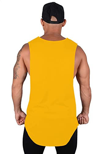 Image of THE BLAZZE 0060 Men's Sleeveless T-Shirt Vest Tank Tops Muscle Tee Gym Bodybuilding Vests Fitness Workout Train Stringers