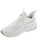 PUMA Womens Amplifier Sneaker, Womens White Womens Gold, 8