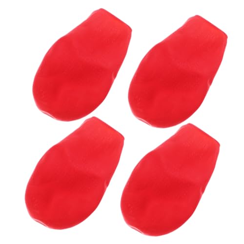 LIOOBO 4 Piezas Zapatos Impermeables para Mascotas Botas para No Botines De Perro Archivo Pata Resistente Anti- Botas De Lluvia para Perros Aseo Calcetines para Perros