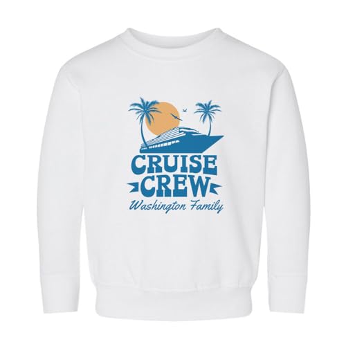 Cruise Crew Washington Family Kids Sweatshirt Toddler 3T White