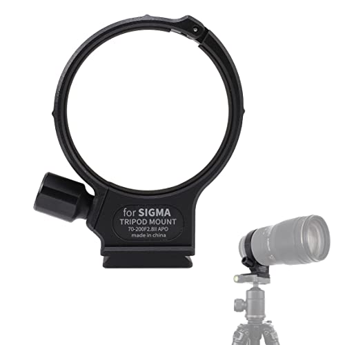 Questo anello di supporto per treppiede aiuta a fissare e bilanciare il tuo teleobiettivo che è un obiettivo pesante o lungo da appendere alla parte anteriore della fotocamera.