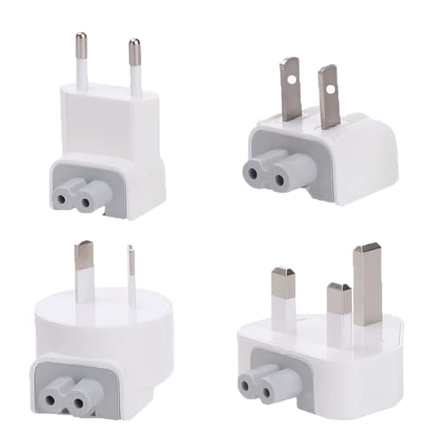Juego De Adaptadores Universal, Juego De Enchufes 4 En 1 AC Adapter Europe Plug Convertidor De Cargador De Viaje Reemplazo Universal De Ca
