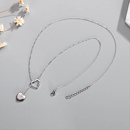 Collier double cœur pour femme au design élégant et finitions soignées - 5