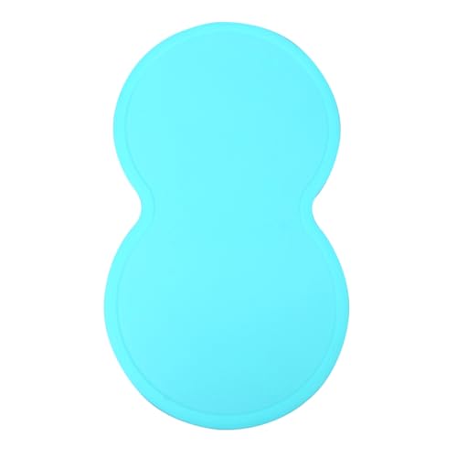 Garneck Silicone Pet Feeding Mat Slip Dog Cat Placemat Heat Insulated Pad for Mess Dining Green Color for Home Floors