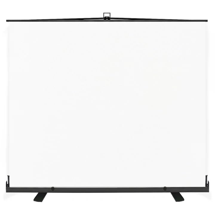 Image of EMART 77x92in Collapsible Chromakey Panel Portable White Screen