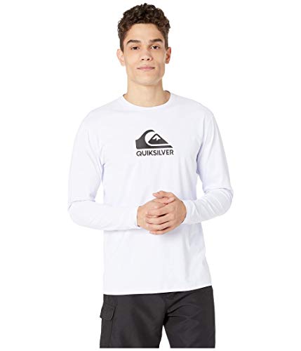 Quiksilver Men's Solid Streak Long Sleeve Rashguard UPF 50+ Sun Protection
