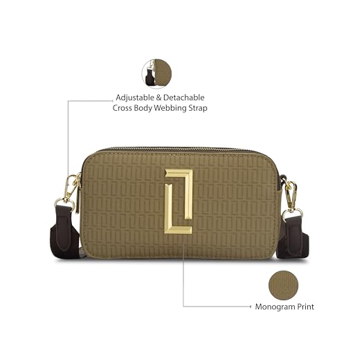 Image of Lavie Luxe Women's Mono Fenny Crossbody Sling Bag | Ladies Purse Handbag | Gift for Women