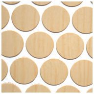 Hardrock Maple Fastcaps, Peel & Stick Screw Covers, Self-Adhesive Cover Caps (Sheets of 53 caps x Qty 20)