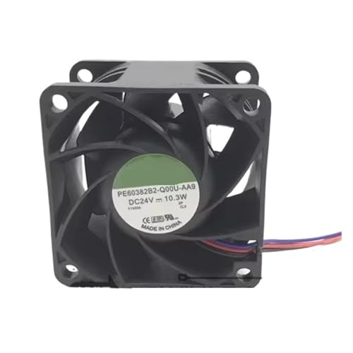 Ventilateur de refroidissement puissant 10.3W PE60382B2-Q00U-AA9 24V 6cm