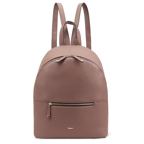 Paul Costelloe AGANO Genuine Leather Backpack for Women with Anti-Theft Back Pocket – Versatile Daypack with Adjustable Straps Stylish Rucksack