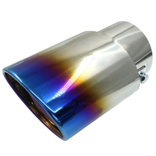 Zorfeter Car Exhaust Tip Stainless Steel, 2.5