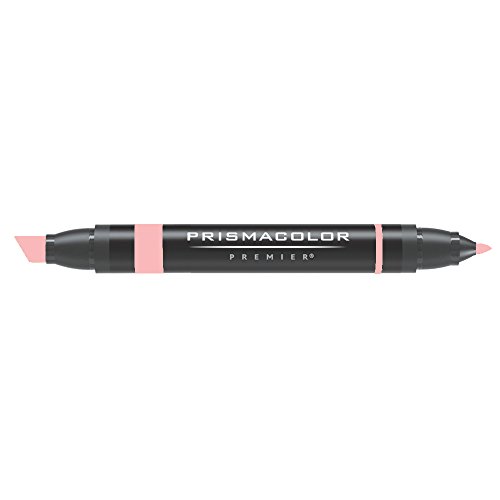 Prismacolor Double-Ended Marker, Broad and Fine Tip, PM10 Blush Pink (3458)