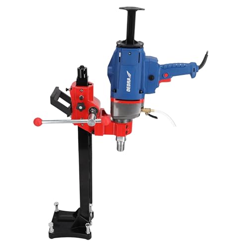 Betonbohrgerät mit Ständer max. Durchmesser ø 205 mm 2300 W, bis zu 14000 U/Min, innovatives Wasserzufuhrsystem, Überstromschutz, Sanftanlauf, Universeller Bohrkronenanschluss 1¼\'\' und mehr