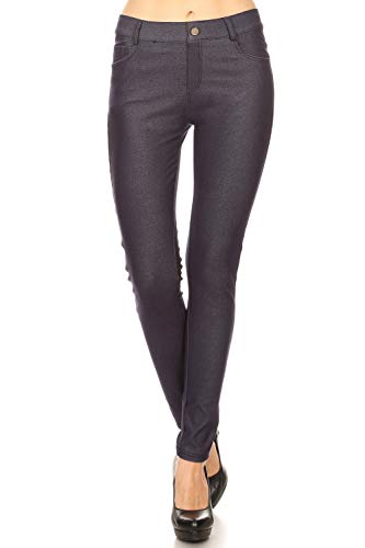Image of YELETE Women's Basic Five Pocket Stretch Jegging Tights Pants