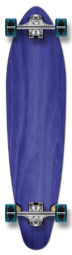 Yocaher Blank/Checker Complete Kicktail Skateboards Longboard Cruiser Black Widow Premium 80A Grip Tape Aluminum Truck ABEC7 Bearing 70mm Skateboard Wheels