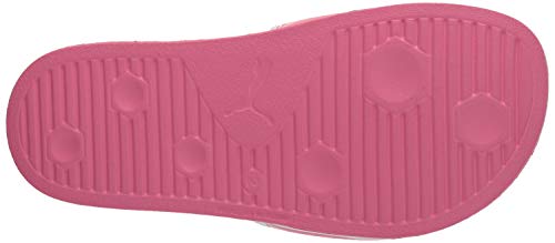 PUMA PUMA -Men's Sega Leadcat Slide Sandal, Bubblegum White, 4 M US Big Kid