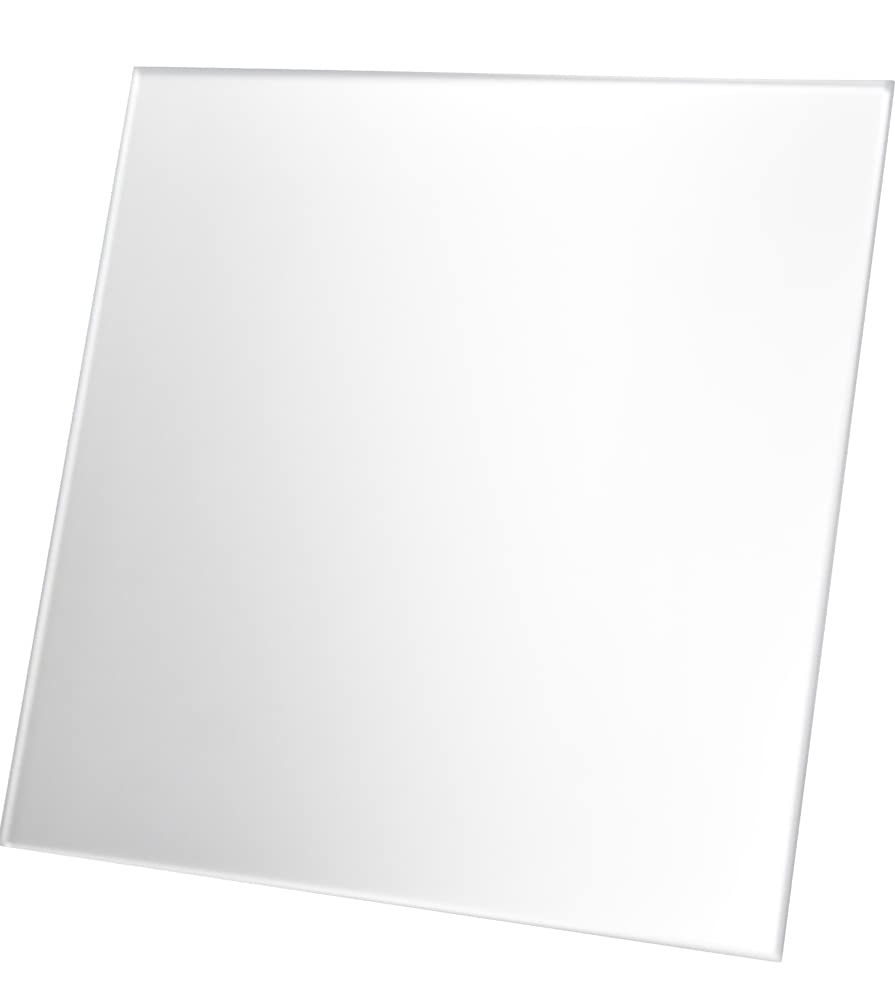 F.H. ANA Designerski wentylator łazienkowy, wentylator ścienny z czujnikiem wilgotności + dopływ Ø 100 mm, klapa zwrotna, dekoracyjna płyta przednia, łożysko kulkowe, cichy (średnica: Ø 100 mm,