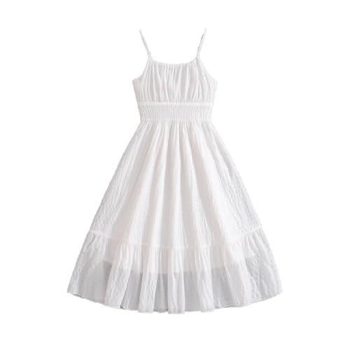 Vestido de niñas elegante para fiestas casuales y eventos de verano juveniles sin mangas