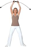 Muscle-strengthening Fitness Rod Elastic Flexi Bar Pilates Bar Kit Vibrating Rod Fitness Device Full-Body Training Pilates Exercise Stick for Back Pain Numberous Training possibilities LIOYUHGTFY 1106