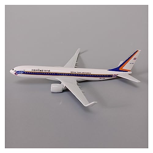 Modelo de avión Boeing 737 de 16 cm con soporte 3
